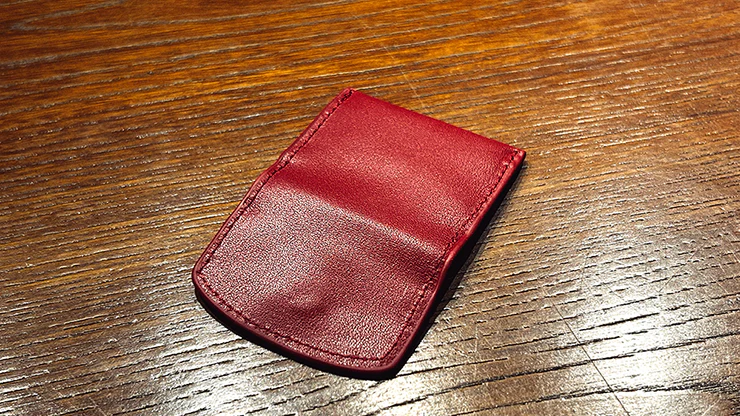 The Cowhide Coin Wallet by Bacon Magic - Red - Image 3