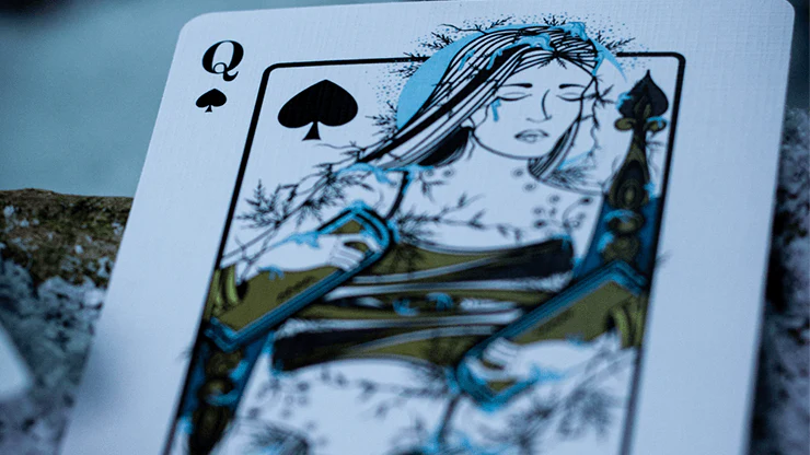 The Green Man Winter Playing Cards Cartamundi - Image 3