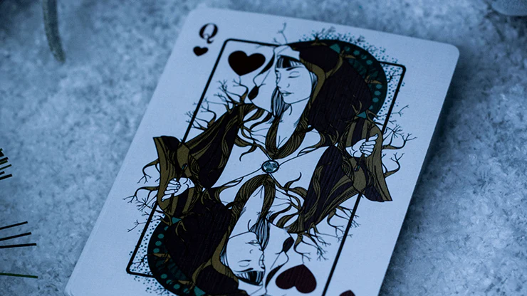 The Green Man Winter v2 Playing Cards Cartamundi - Image 5
