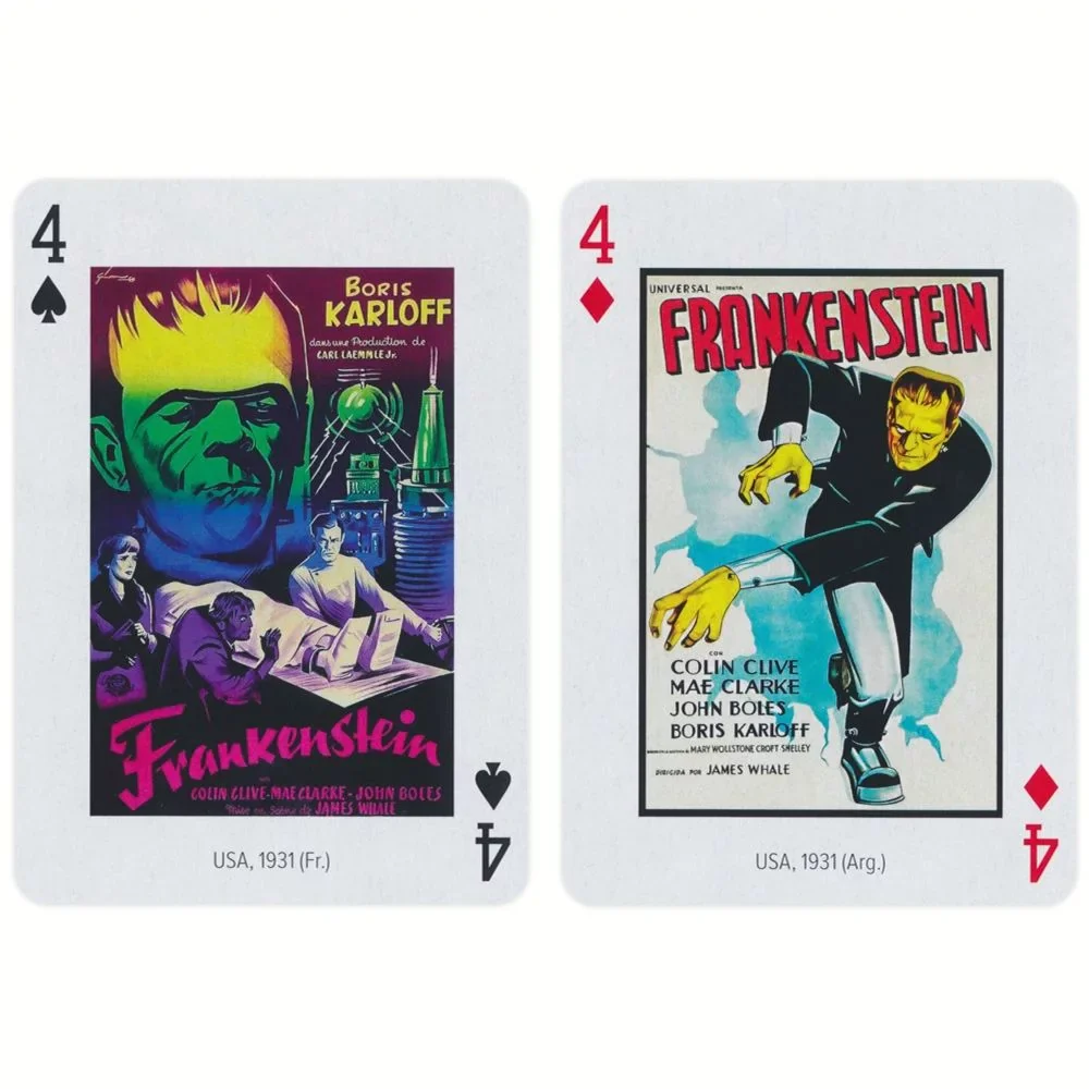 The Horror! Movie Poster Playing Cards  by Piatnik - Image 3