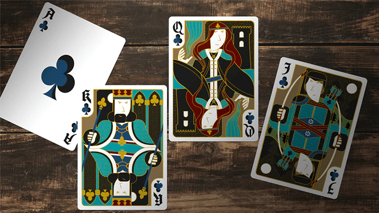The Secret Tale of King Arthur White Playing Cards WJPC - Image 3