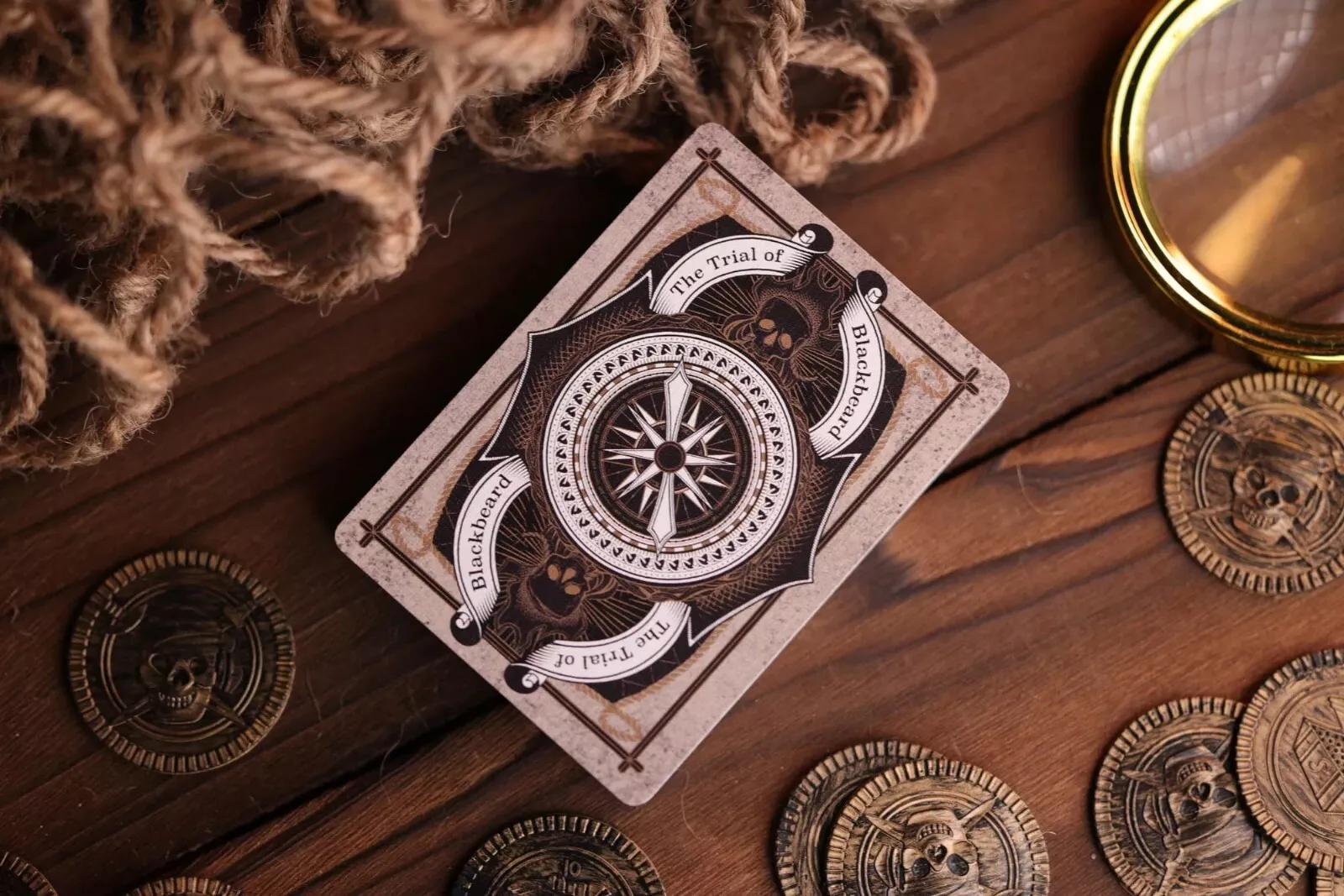 The Trial of Blackbeard Playing Cards - Black Obsidian - Image 3