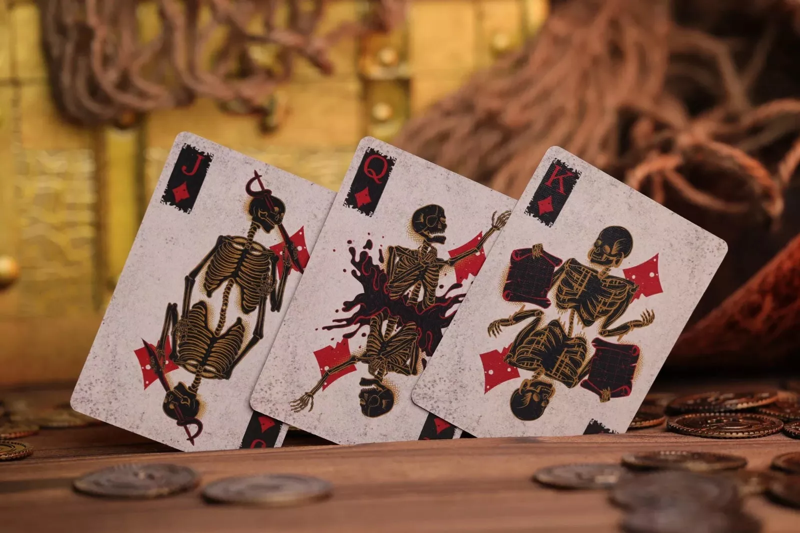 The Trial of Blackbeard Playing Cards - Black Obsidian - Image 4