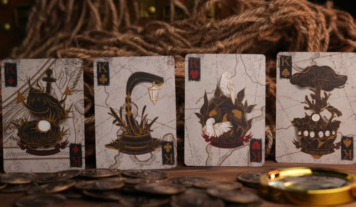 The Trial of Blackbeard Playing Cards - Special Edition - Pearl White - Image 5