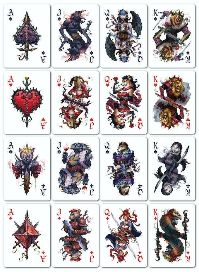 Therian Wood Playing Cards USPCC - Image 7