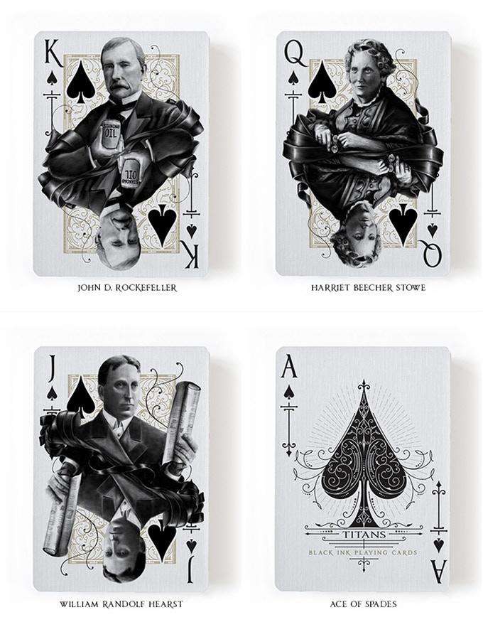 Titans Robber Barons Signature Playing Cards LPCC - Image 5