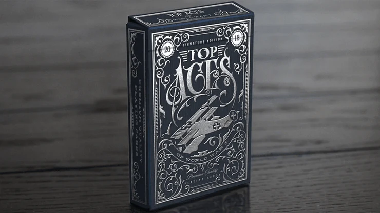 Top Aces of WWI Signature Edition Playing Cards LPCC - Image 6