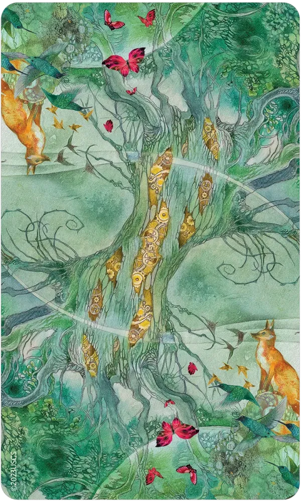 Tree Keepers Oracle - Gilt-edged Cards with Illustrated Guidebook - Image 8