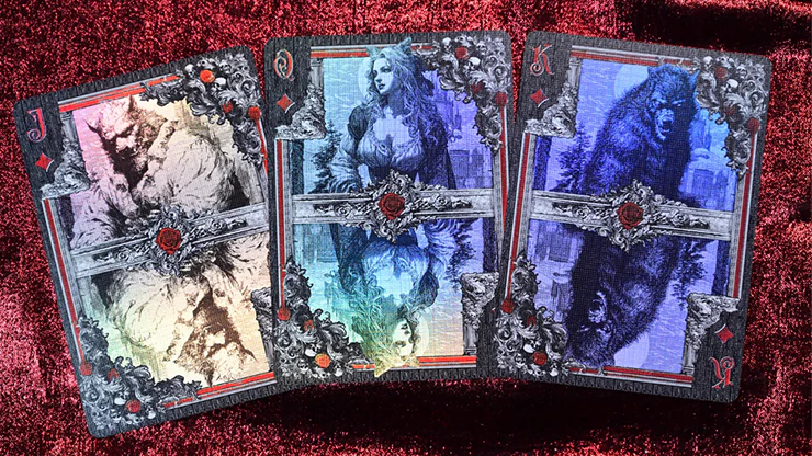 Trinity of Night - Werewolf HOLO Playing Cards by Evokad - Image 3