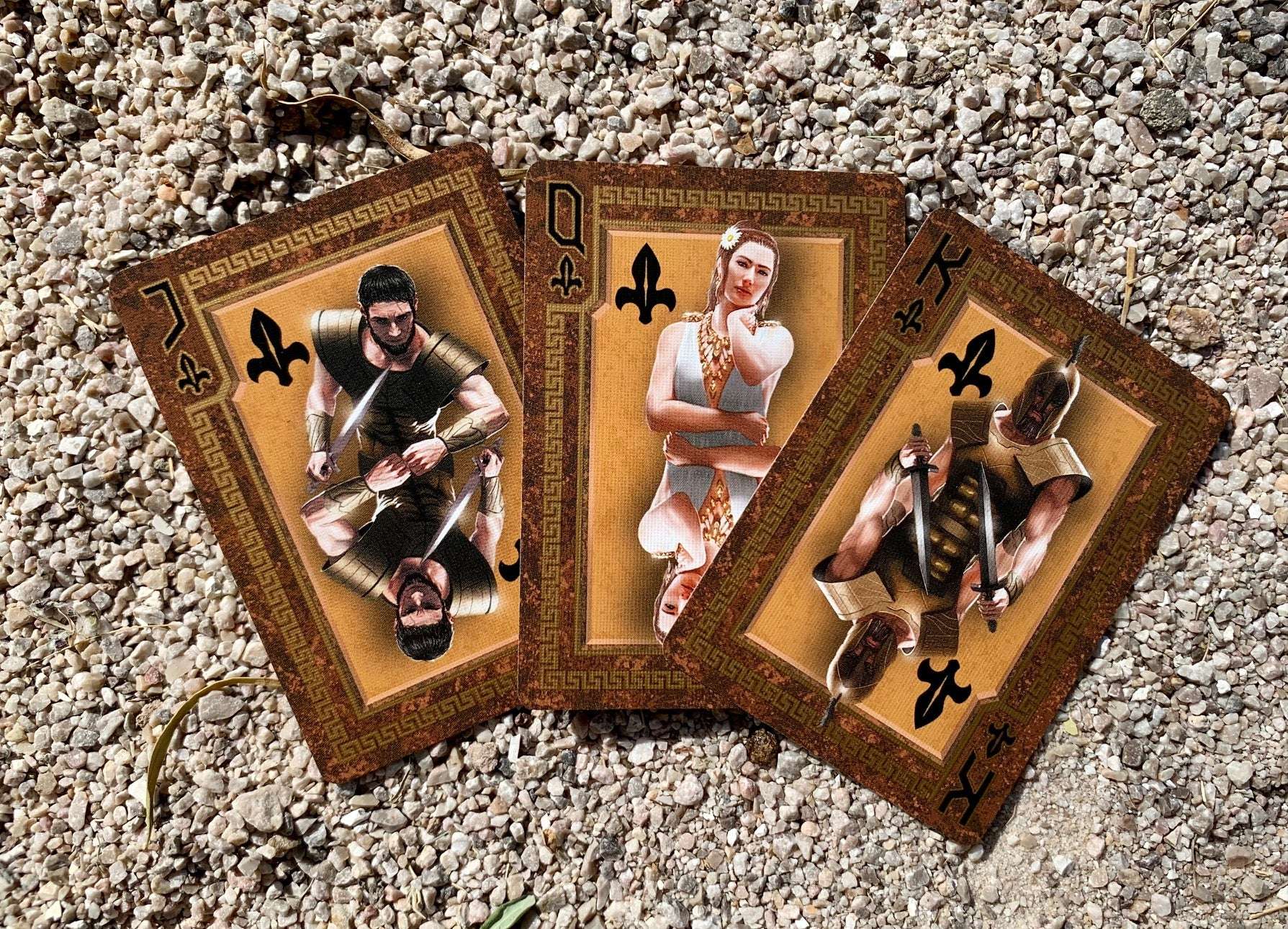 Trojan War Gilded Bicycle Playing Cards - Image 6