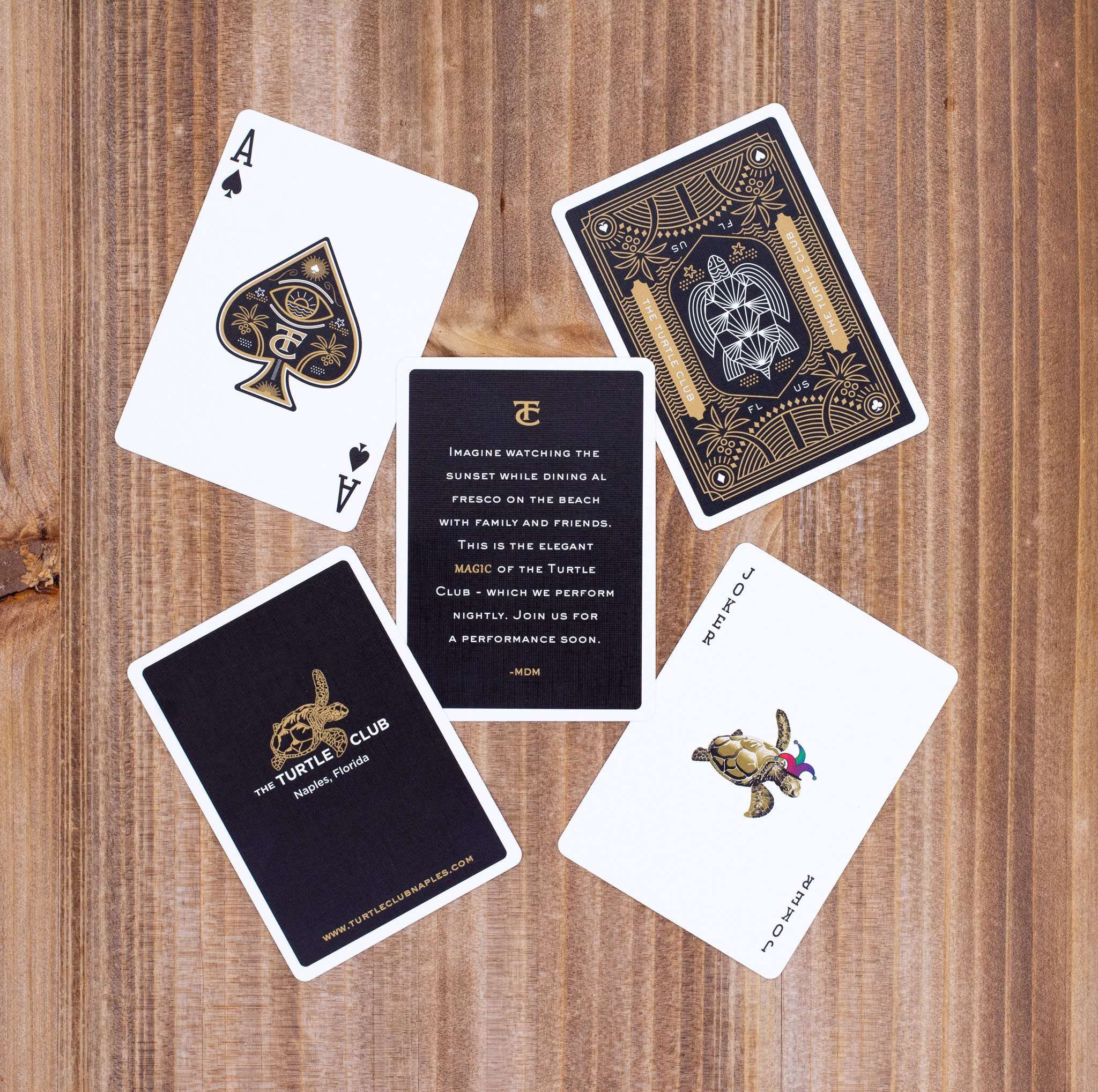 Turtle Club Luxury Playing Cards USPCC - Image 3