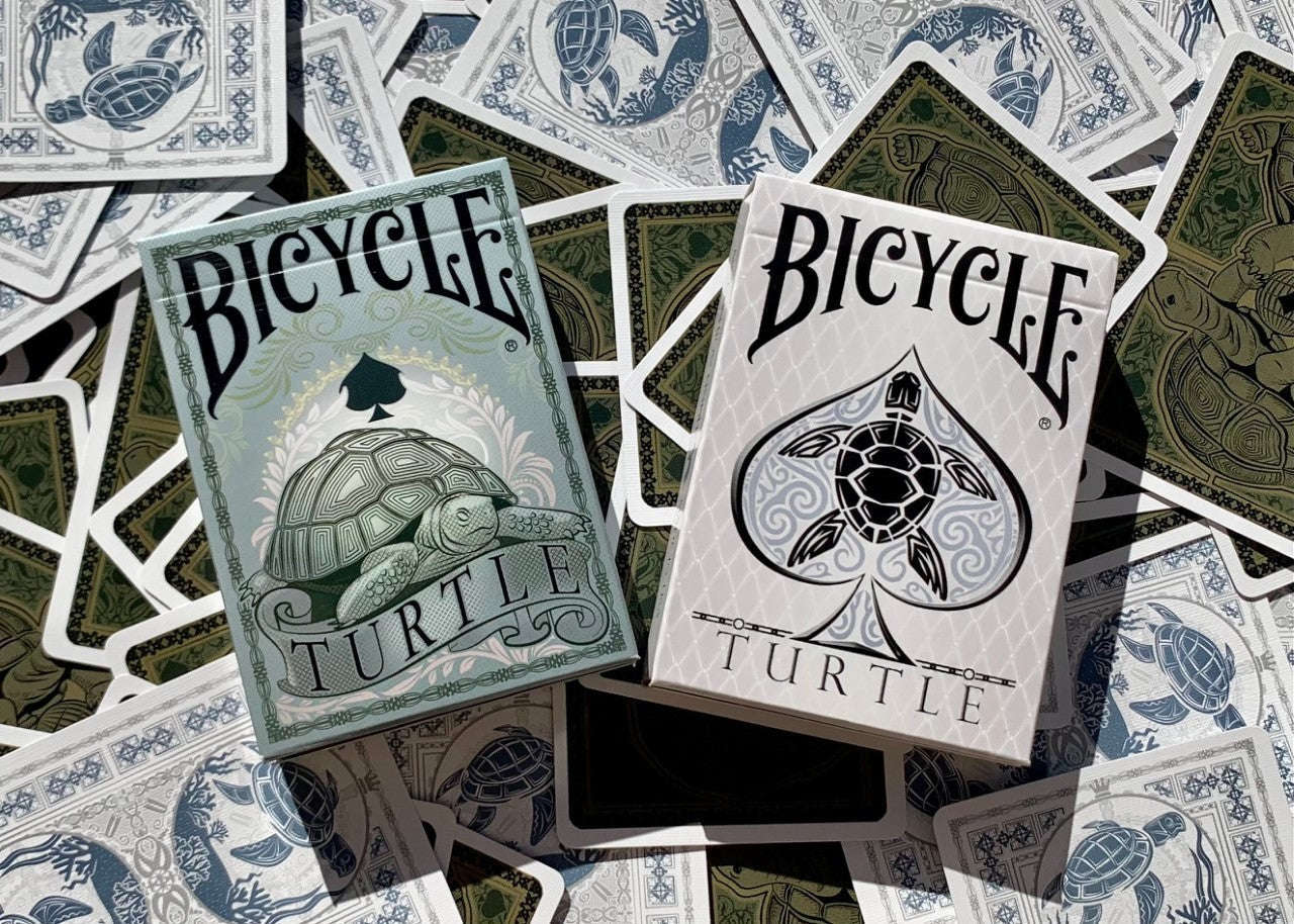 Turtle Gilded Bicycle Playing Cards - Image 4
