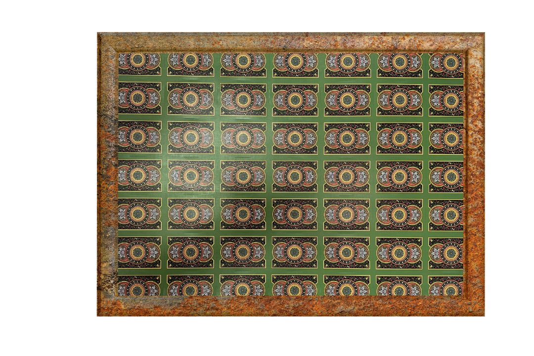 Uncut Sheet - Bicycle Nutcracker Green - Image 2