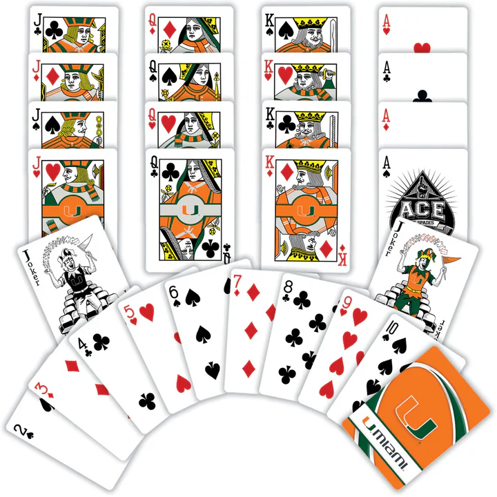 University of Miami Playing Cards - #THEU - Image 2