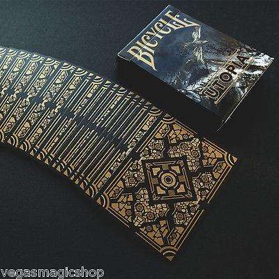 Utopia Gold & Black 2 Deck Set Bicycle Playing Cards - Image 3