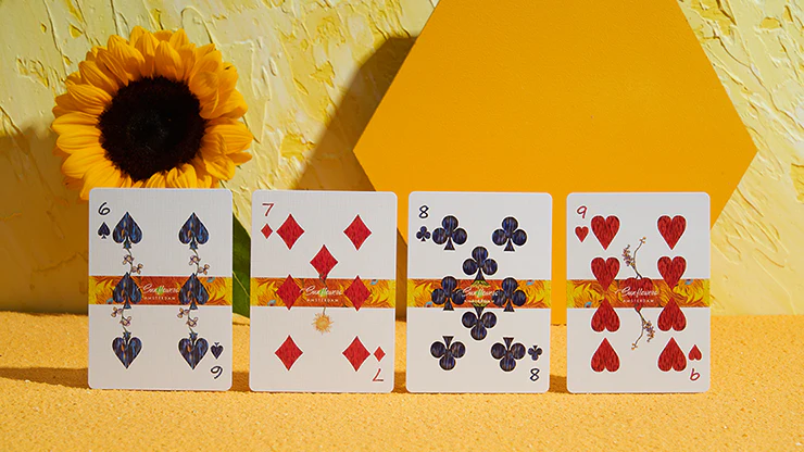 Van Gogh Sunflowers Playing Cards USPCC - Image 2