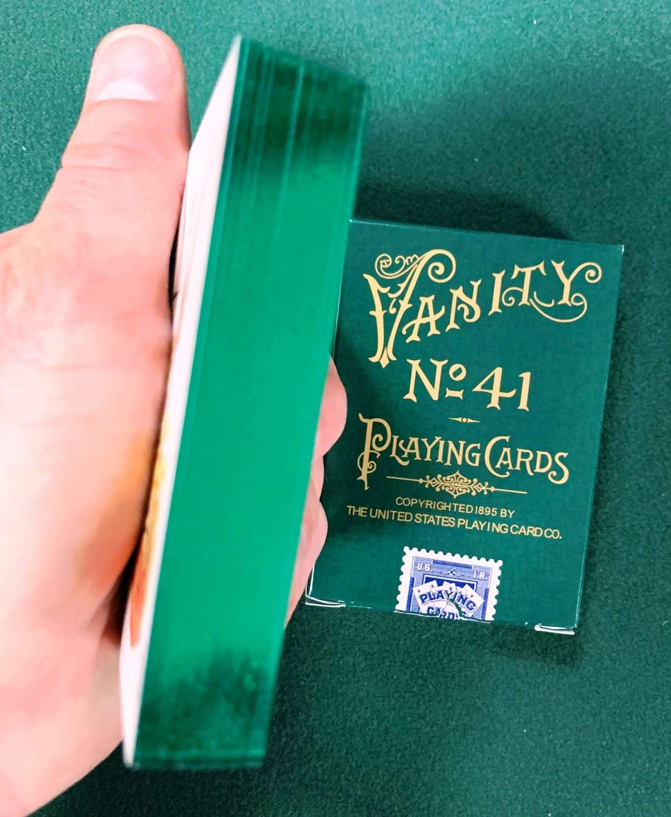 Vanity Reproduction Gilded Playing Cards USPCC - Image 4