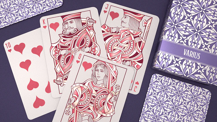Varius Purple Playing Cards Cartamundi - Image 2