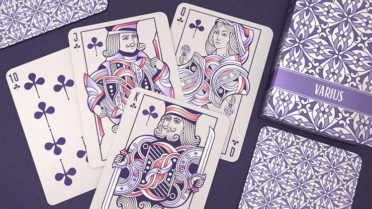 Varius Purple Playing Cards Cartamundi - Image 3