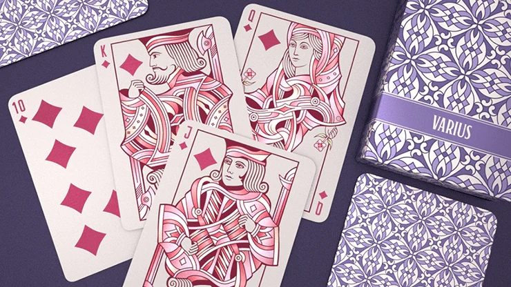 Varius Purple Playing Cards Cartamundi - Image 4