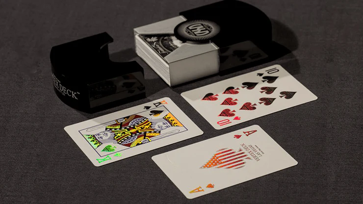 Vertex Black (Metal Case) Playing Cards - Image 6