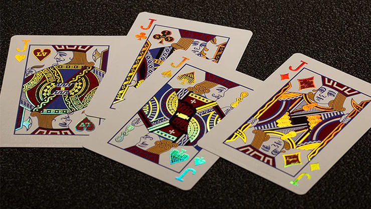 Vertex Red (Metal Case) Playing Cards - Image 9