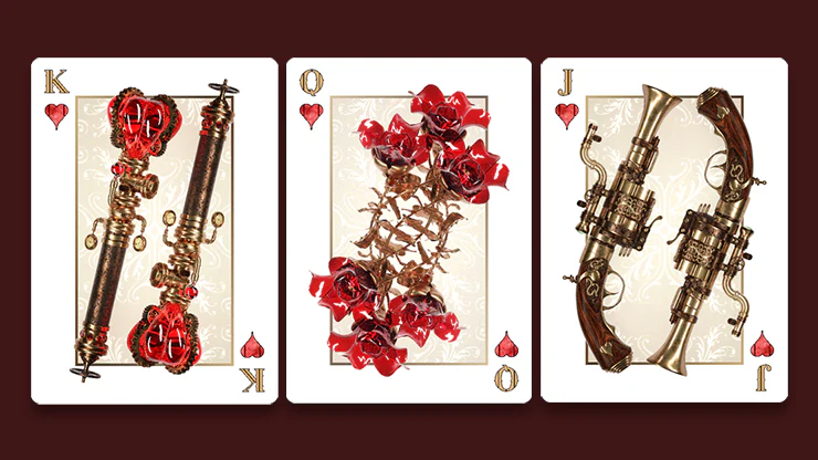 Victorian Steampunk Gold Playing Cards NPCC - Image 6