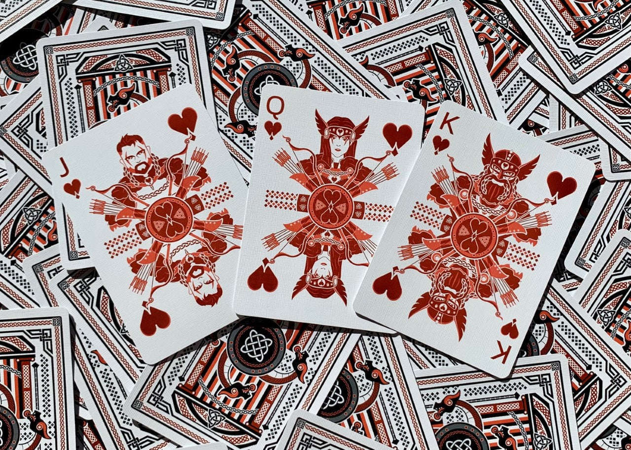 Vikings Gilded Bicycle Playing Cards - Image 6