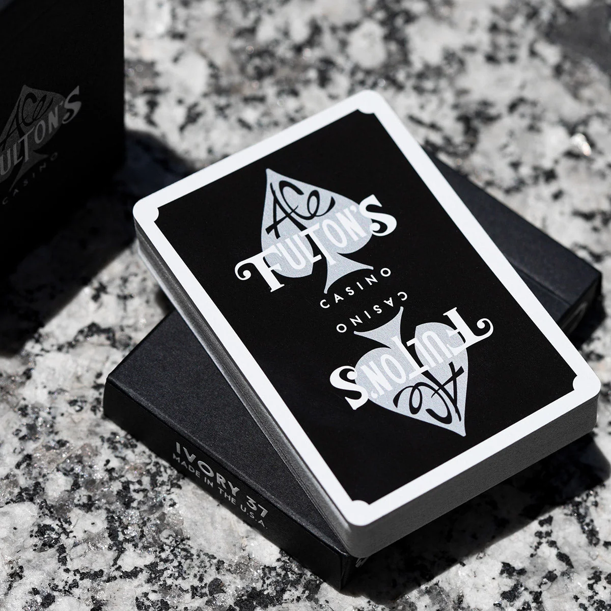 Vintage Back Midnight Fuel Ace Fulton's 10 Year Anniversary Playing Cards - Image 6