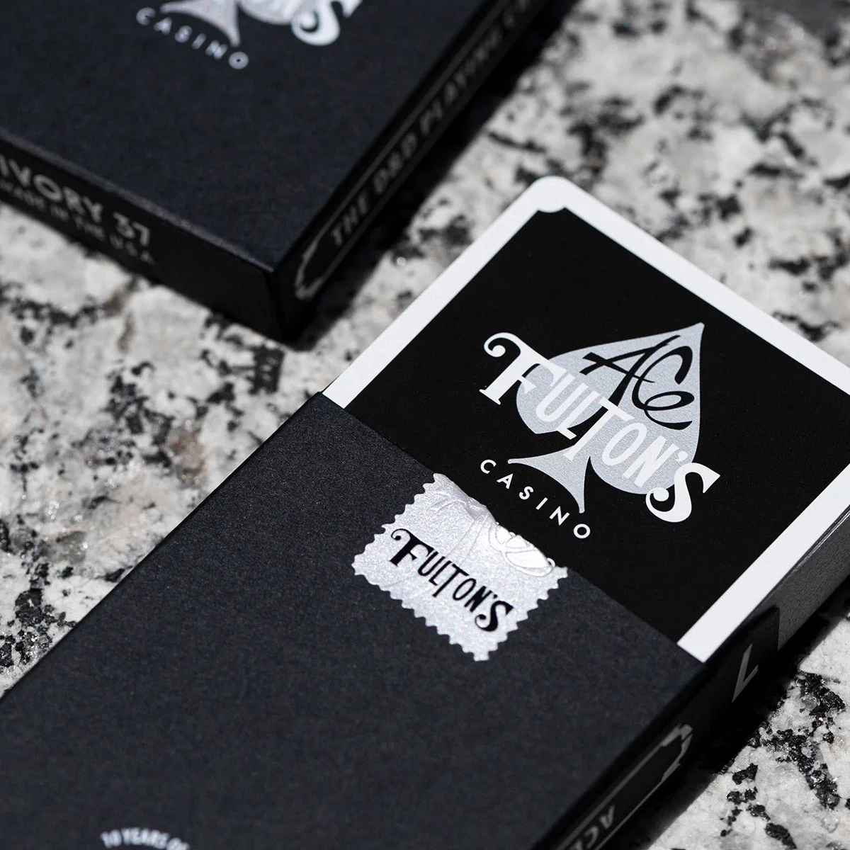 Vintage Back Midnight Fuel Ace Fulton's 10 Year Anniversary Playing Cards - Image 8