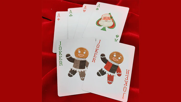Vintage Christmas Bicycle Playing Cards - Image 6