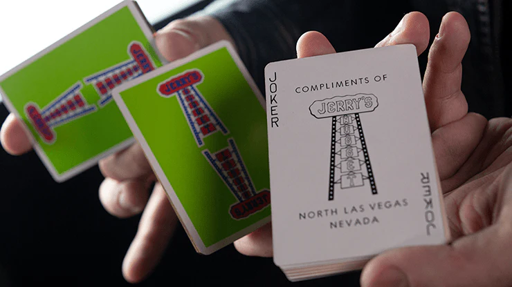 Vintage Feel Gilded Jerry's Nugget Green Playing Cards EPCC - Image 5