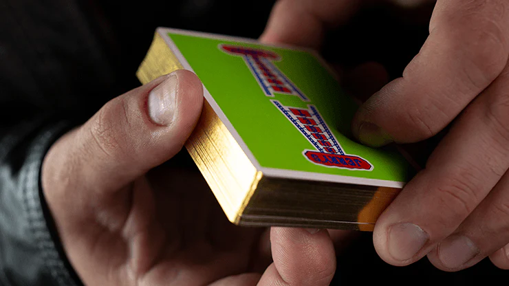 Vintage Feel Gilded Jerry's Nugget Green Playing Cards EPCC - Image 6