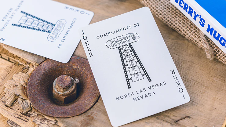 Vintage Feel Jerry's Nugget Blue Playing Cards EPCC - Image 4