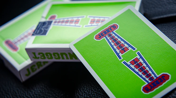Vintage Feel Jerry's Nugget Green Playing Cards Deck EPCC - Image 2