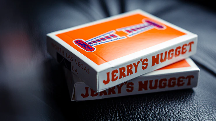 Vintage Feel Jerry's Nugget Orange Playing Cards EPCC - Image 7
