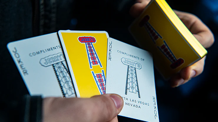 Vintage Feel Jerry's Nugget Yellow Gilded Playing Cards EPCC - Image 5