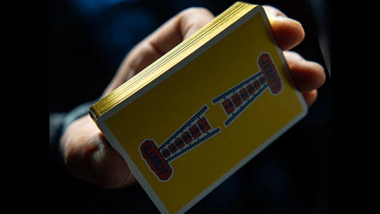 Vintage Feel Jerry's Nugget Yellow Gilded Playing Cards EPCC - Image 7