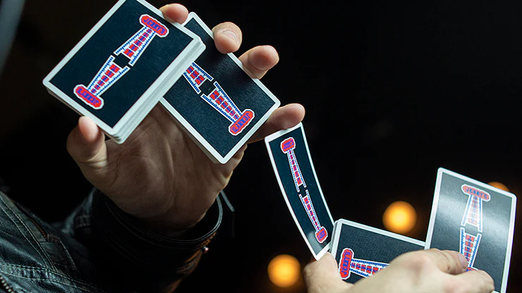 Vintage Feel Jerry's Nugget v2 Black Playing Cards EPCC - Image 4