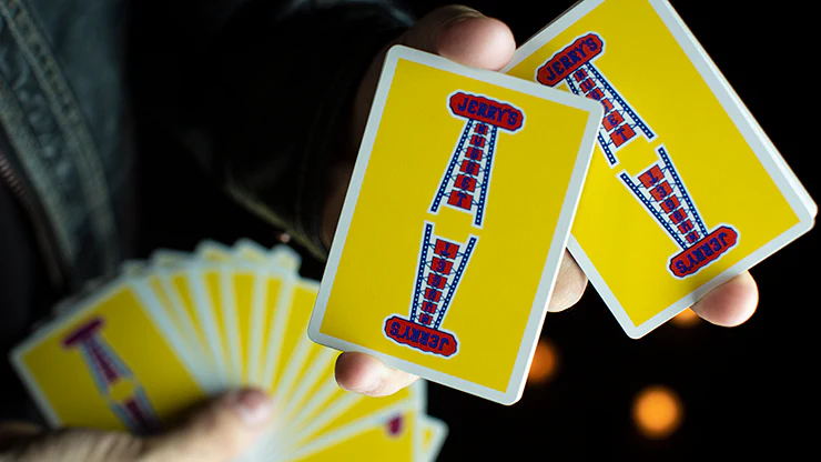 Vintage Feel Jerry's Nugget v2 Yellow Playing Cards EPCC - Image 6
