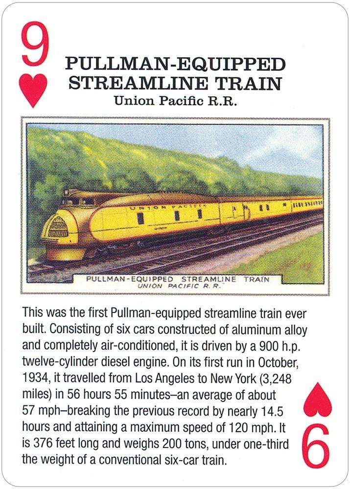 Vintage Railroad Playing Cards USGS - Image 3