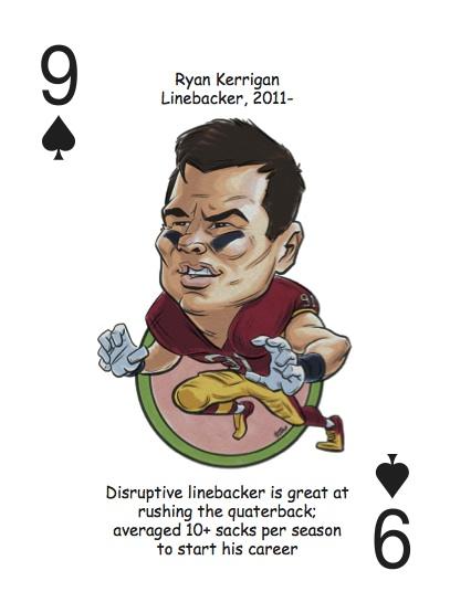 Washington Football Heroes Playing Cards - Image 5