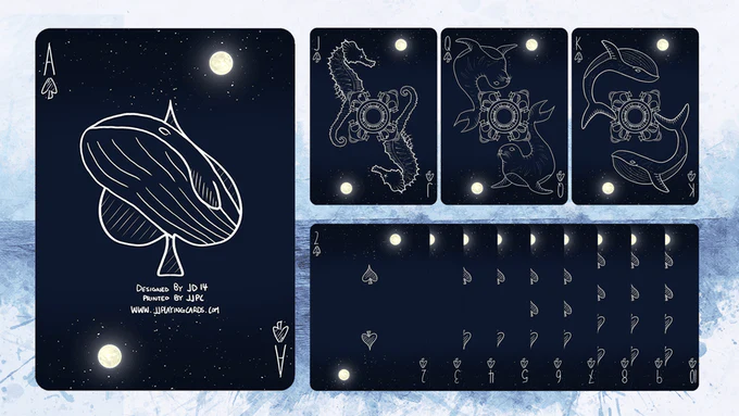 The Whale Castle Playing Cards WJPC - Image 7