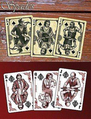 White & Blue Collar 2 Deck Set Bicycle Playing Cards - Image 4