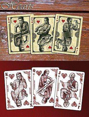 White & Blue Collar 2 Deck Set Bicycle Playing Cards - Image 5