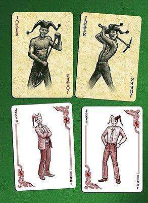 White & Blue Collar 2 Deck Set Bicycle Playing Cards - Image 6
