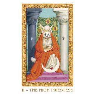 White Cats Mini Tarot Deck - 78 Cards & Instruction Booklet - Image 3