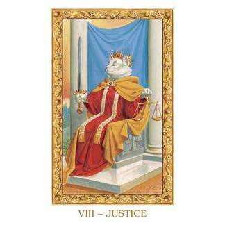 White Cats Mini Tarot Deck - 78 Cards & Instruction Booklet - Image 5