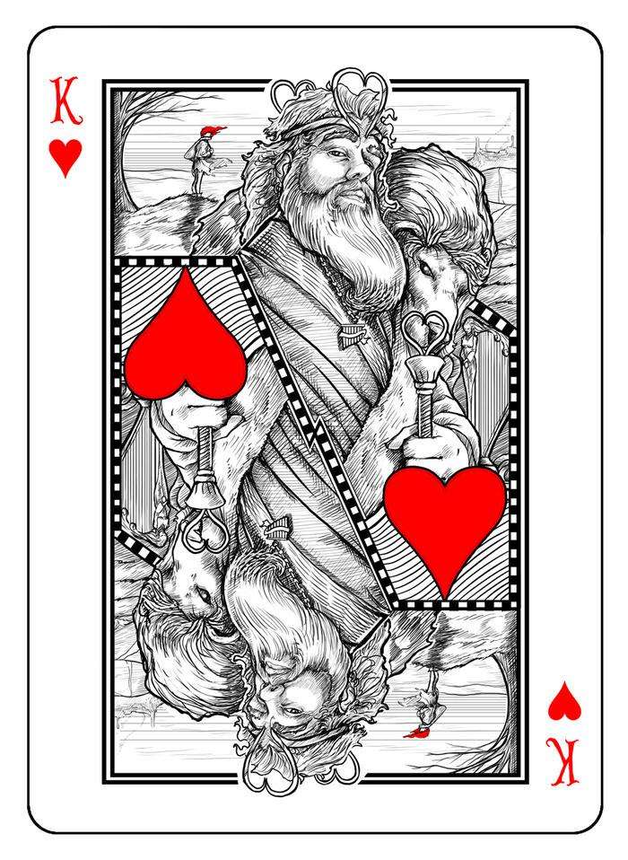 White Rabbit Bicycle Playing Cards - Image 4