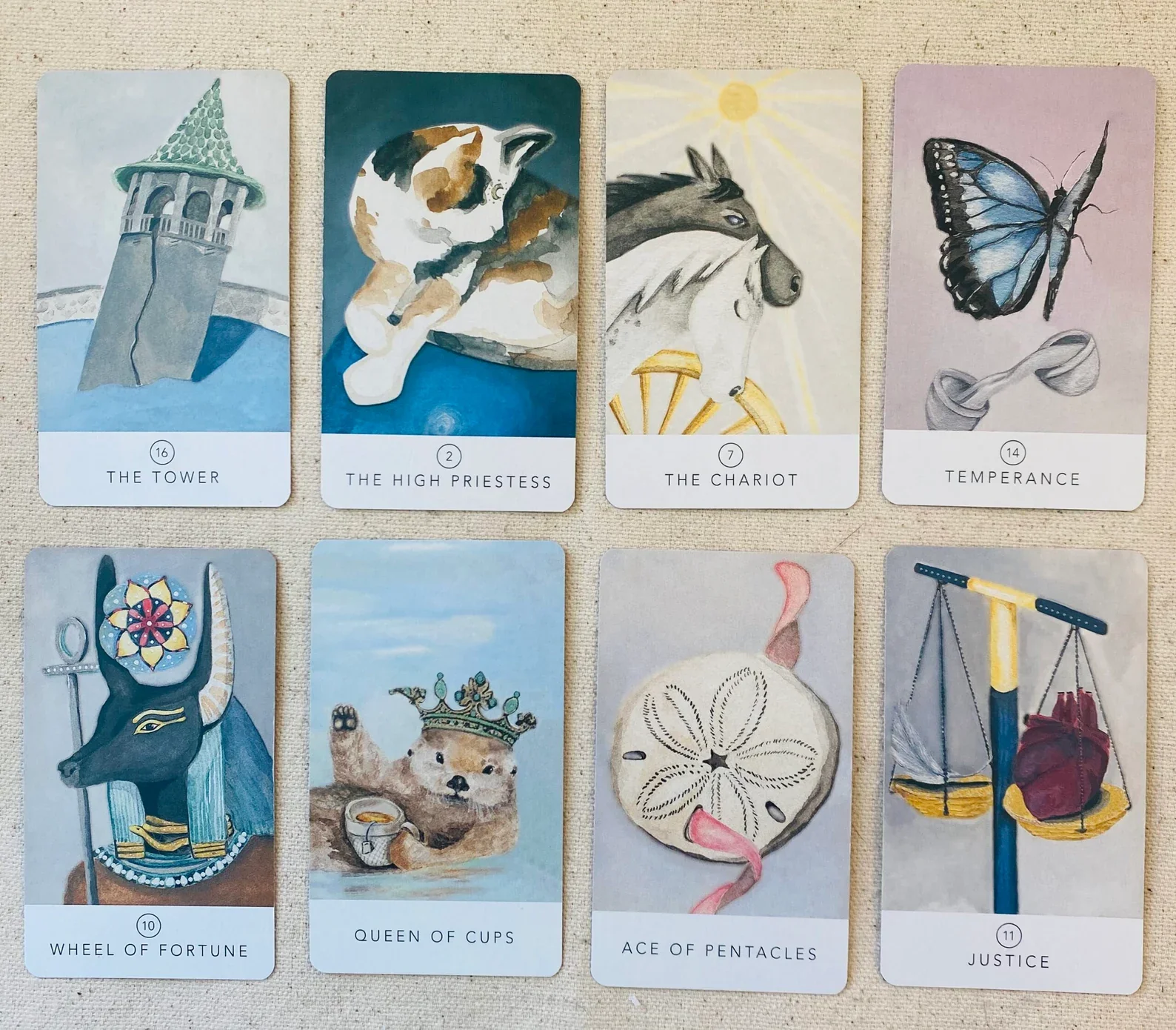 White Sage Tarot Deck in Tin USGS - Image 2